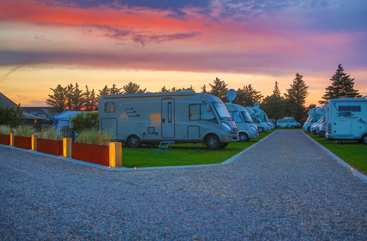 Campingpladsen Solnedgang